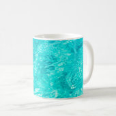 Water pool turquoise background kaffeetasse (VorderseiteRechts)