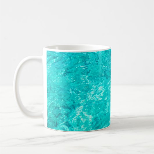 Water pool turquoise background kaffeetasse (Links)