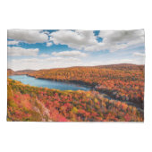 Water | Porcupine Mountains Michigan Kissenbezug (Rückseite)