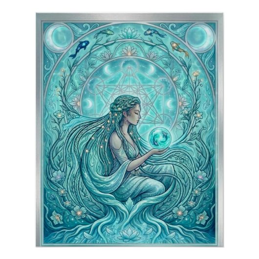 Water Priestess Poster (Vorderseite)