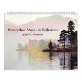 Water Reflections Watercolour Art Lake District Kalender (Titelbild)