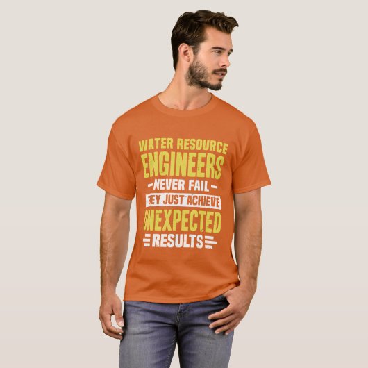 Water Resource Engineer Engineering Funny Design N T-Shirt (Vorne ganz)