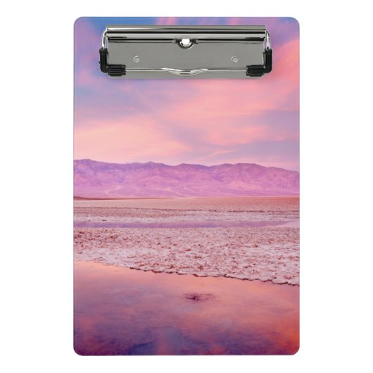 Water See, Badwater, Death Valley Mini Klemmbrett (Vorderseite)