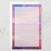 Water See Death Valley Briefpapier (Vorne/Hinten)