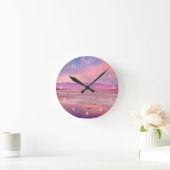 Water See Death Valley Runde Wanduhr (Zuhause)