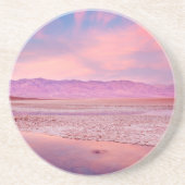 Water See Death Valley Sandstein Untersetzer (Vorne)