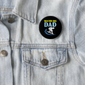 Water Ski Dad Water Skiing Best Daddy Ever Vaterta Button (Beispiel)