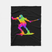 Water Ski Water Skiing 1  Fleecedecke (Vorderseite)