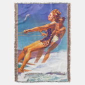 Water Skier von McClelland Barclay Decke (Vorderseite Vertikal)