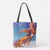Water Skier von McClelland Barclay Tasche (Rückseite)