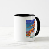 Water Skier von McClelland Barclay Tasse (VorderseiteRechts)