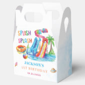 Water Slide Splish Splash Birthday Party Geschenkschachtel (Geöffnet)