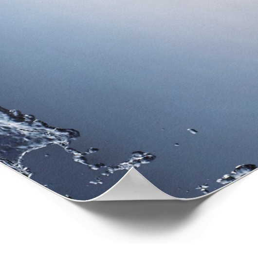 Water Splash Poster (Ecke)