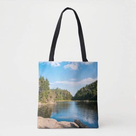 Water Spruce Lake Quebec, Kanada Tasche (Vorderseite)