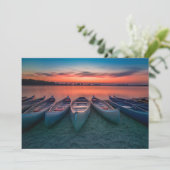 Water | St. Louis Missouri Bay Dankeskarte (Stehend Vorderseite)