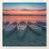 Water | St. Louis Missouri Bay Glasuntersetzer (Vorderseite)