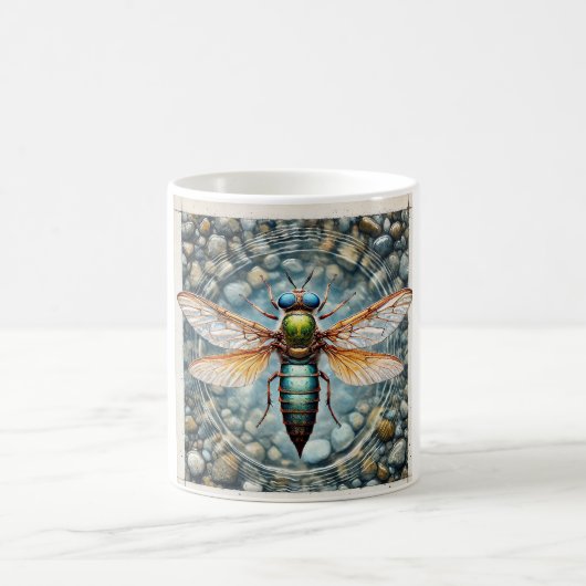 Water Treader 020924IREF250 - Watercolor Kaffeetasse (Mittel)