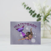 Waterbabe Postkarte (Stehend Vorderseite)
