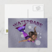 Waterbabe Postkarte (Vorne/Hinten)