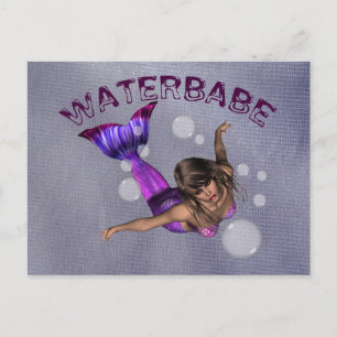 Waterbabe Postkarte