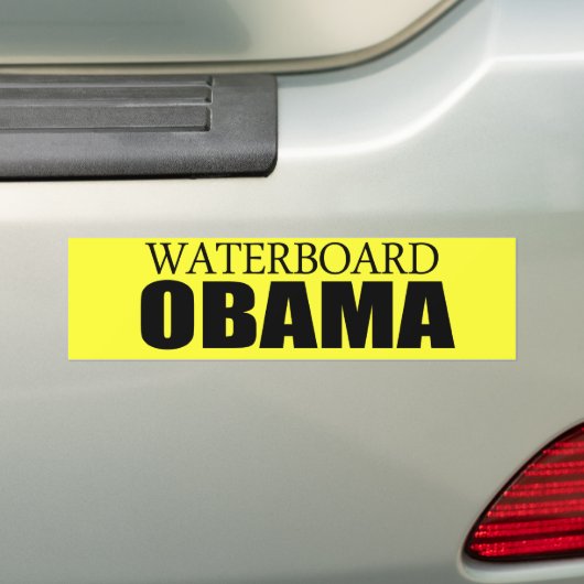 Waterboard Obama Autoaufkleber (Auf Auto)