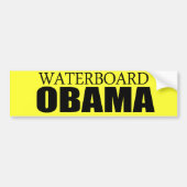 Waterboard Obama Autoaufkleber (Vorne)