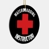 Waterboarding Instructor Keramik Ornament (Rechts)