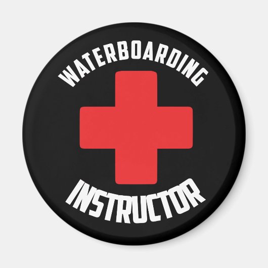 Waterboarding Instructor Magnet (Vorne)