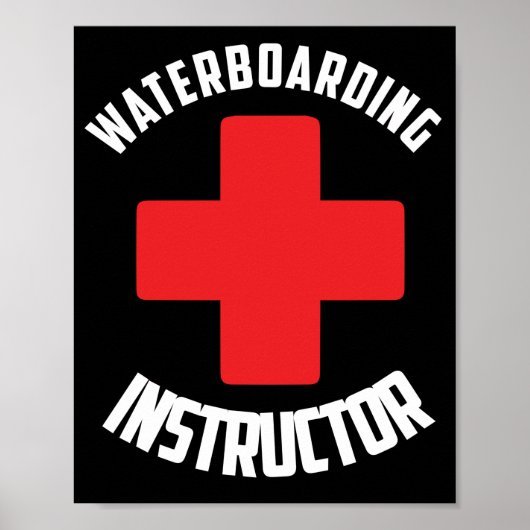 Waterboarding Instructor Poster (Vorne)