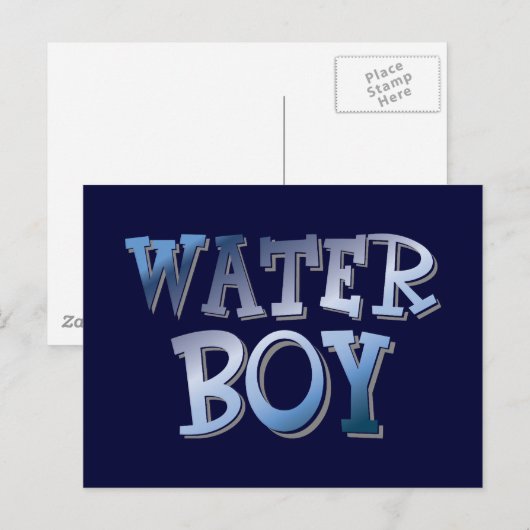 WaterBoy Postkarte (Vorne/Hinten)