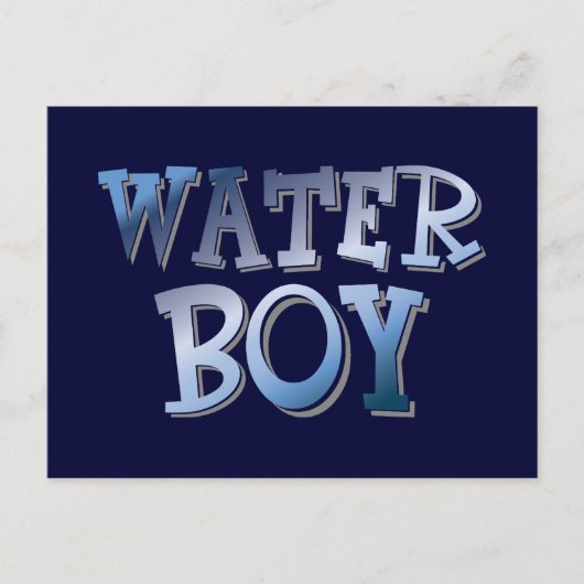 WaterBoy Postkarte (Vorderseite)