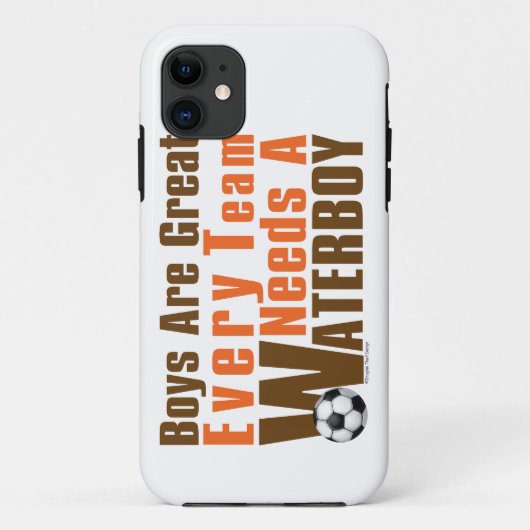 Waterboy Soccer Case-Mate iPhone Hülle (Rückseite)
