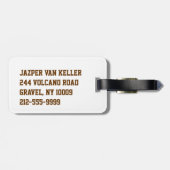 Waterboy Soccer Gepäckanhänger (Rückseite horizontal)