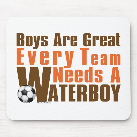 Waterboy Soccer Mousepad (Vorne)