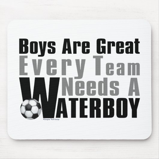 Waterboy Soccer Mousepad (Vorne)