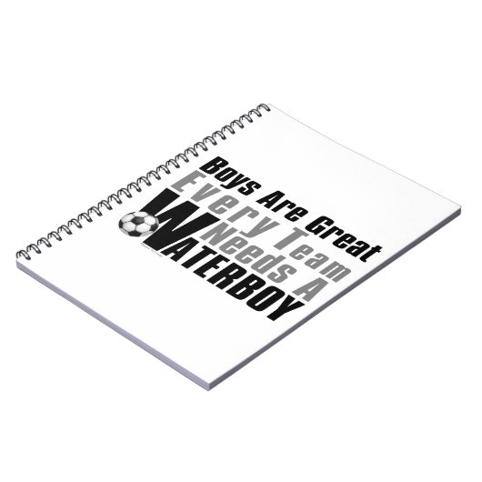 Waterboy Soccer Notizblock (Linke Seite)