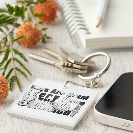 Waterboy Soccer Schlüsselanhänger (Vorderseite rechts)