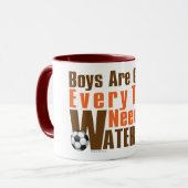 Waterboy Soccer Tasse (Vorderseite Links)