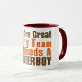 Waterboy Soccer Tasse (VorderseiteRechts)