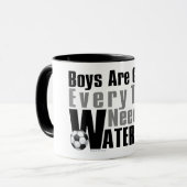 Waterboy Soccer Tasse (Vorderseite Links)