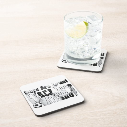 Waterboy Soccer Untersetzer (Rechte Seite)