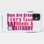 Waterboy Volleyball in Pink Case-Mate iPhone Hülle (Rückseite (Horizontal))