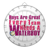 Waterboy Volleyball in Pink Dartscheibe (vorne)