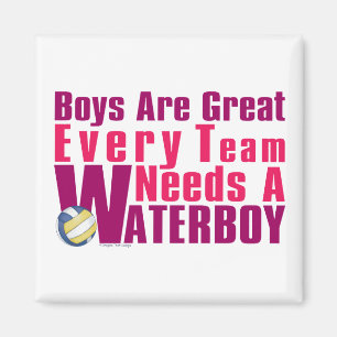 Waterboy Volleyball in Pink Magnet