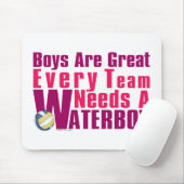 Waterboy Volleyball in Pink Mousepad (Mit Mouse)