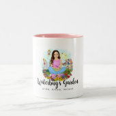 Waterbug's Garden Tasse-Write, Dream, Glaube Zweifarbige Tasse (Mittel)