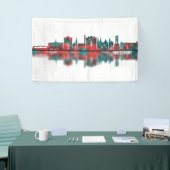 Waterbury Connecticut Skyline Banner (Messeveranstaltung)
