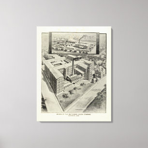 Waterbury Uhr Co Leinwanddruck