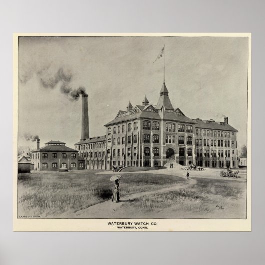 Waterbury Watch Co Poster (Vorne)
