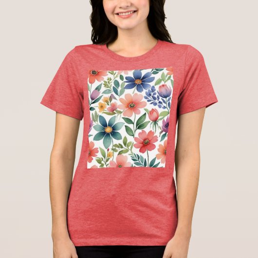 watercolo Tri-Blend shirt (Vorderseite)